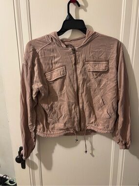 Anthropologie Marrakech Billie utility bomber jacket medium